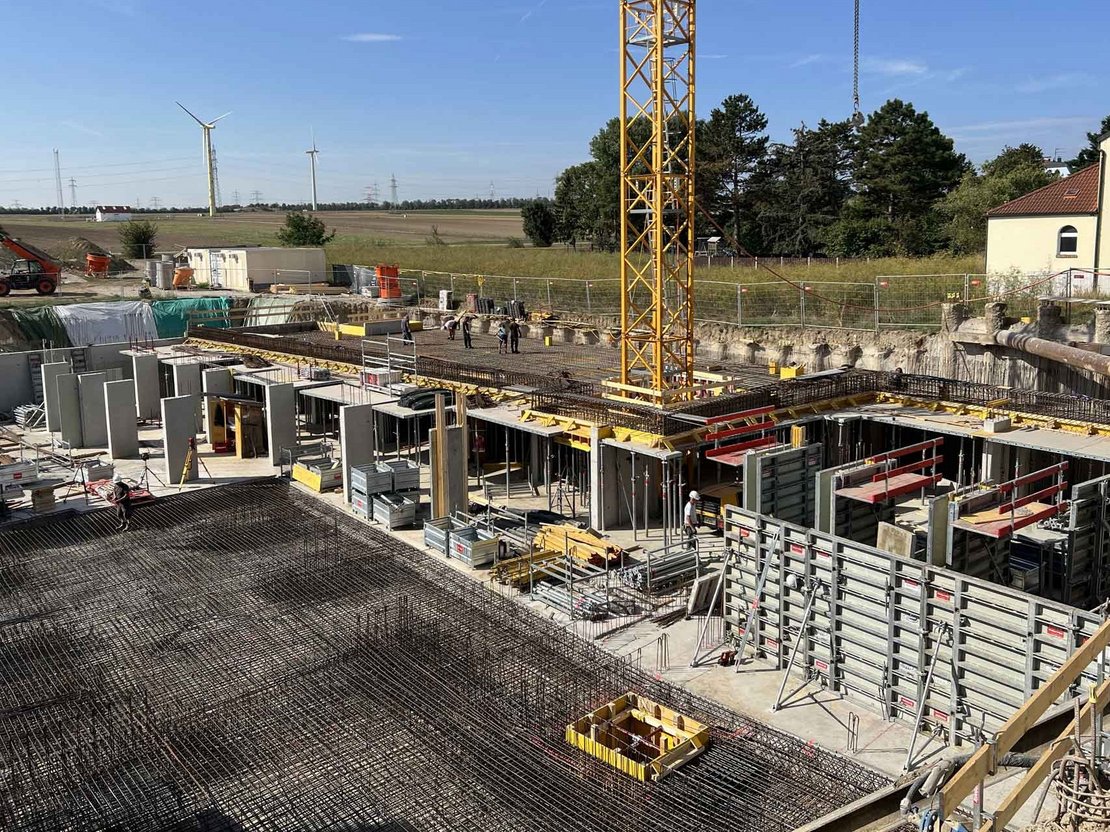 Wohnbauprojekt in Schwechat mit Master PRO Wandschalung