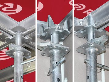 Flexible Einsatzmöglichkeiten des AluDEK Kopfes von Ringer GmbH für Eck-, Stoß- & Randbereich 