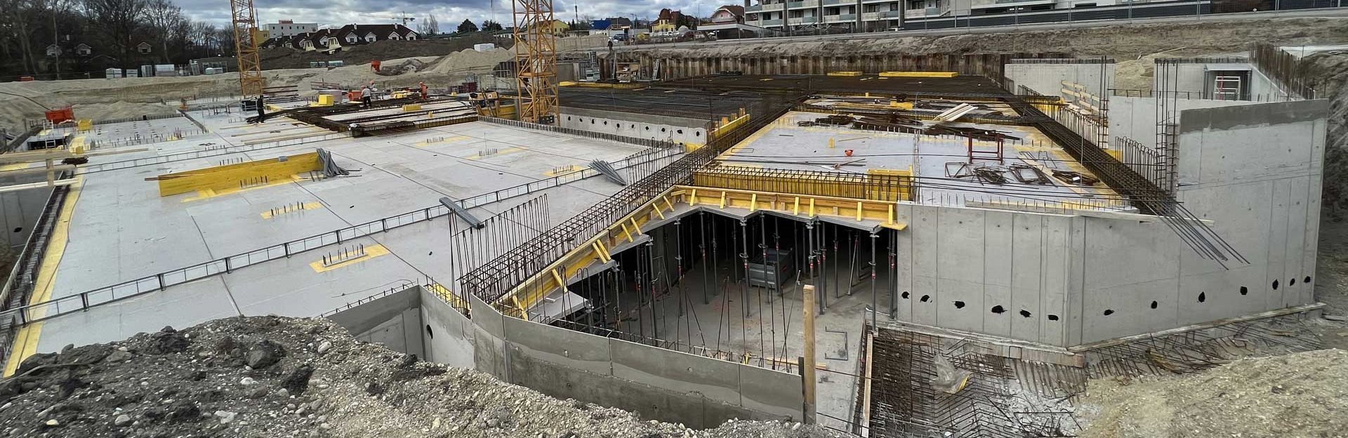 Wohnbau Wiener Neustadt Deckenschalung