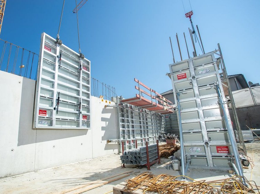 wandschalungen und zubehör für wohnanlage von ringer gmbh 