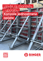 Upute Konzole jednostrane oplate