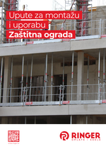 Upute Zaštitna ograda