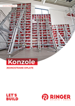 Brošura Konzole jednostrane oplate