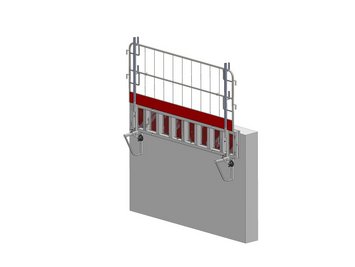 slab end post side protection grid 