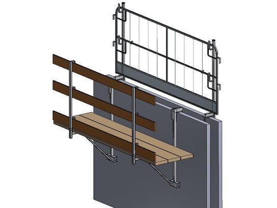Schalung Fertigteilwand