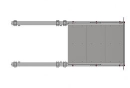 Ausfahrbühne / Entladebühne 3 Tonnen fix