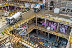 Baustelle MedUni Campus Mariannengasse 