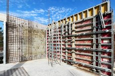 RINGER Stahl Master für Tiefgaragen-Wandschalung