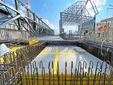 Deckenschalung und Ausgleiche