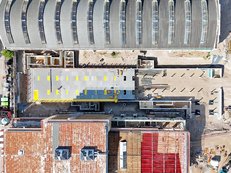 Kreativquartier aus Vogelperspektive