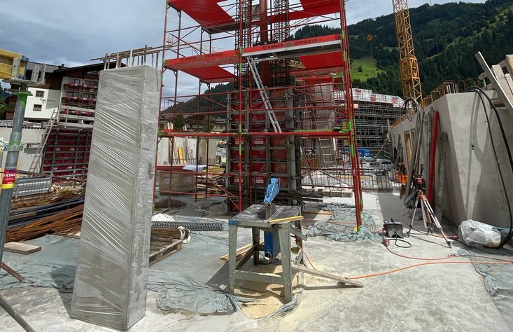 RINGER Doppelgeländer Gerüst Kieserlbahn