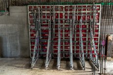 RINGER Alu Master wall formwork at construction site MedUni Campus Mariannengasse