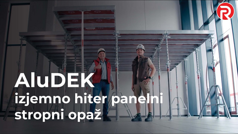 RINGER AluDEK, najhitrejši stropni opaž na trgu