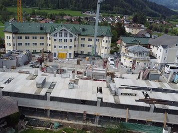 deckenschalung AluDEK + wandschalung AL2000 im wellnesshotel dilly von ringer 