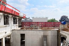 Brüstung mit RINGER AL2000 Wandschalung