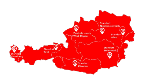 österreich karte ringer gmbh standorte 