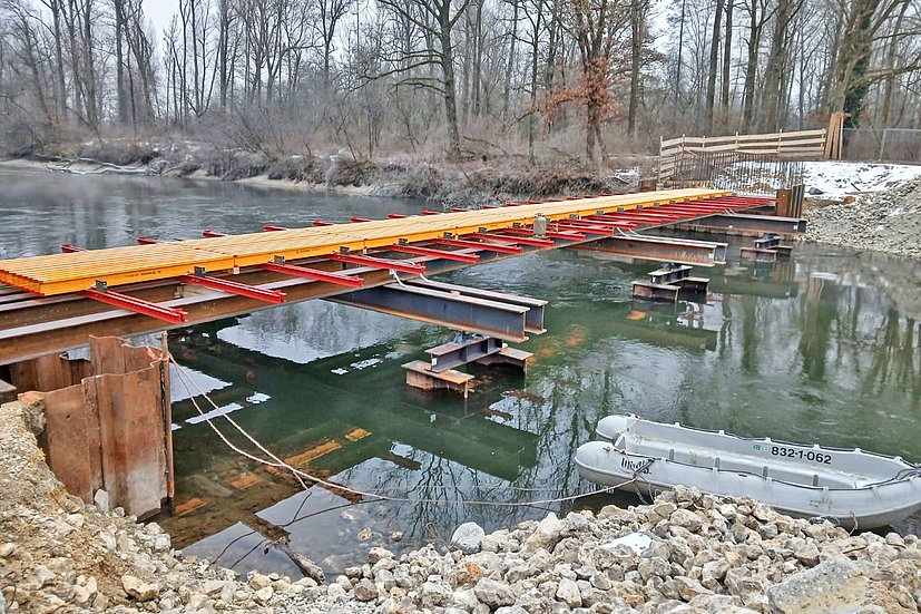 Brückentragkonstruktion mit RINGER FormKIT in Inkofen