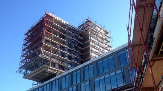 double railing fast scaffolding system