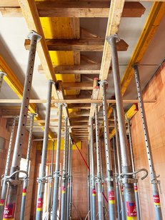 Unterstellung Filigrandecke