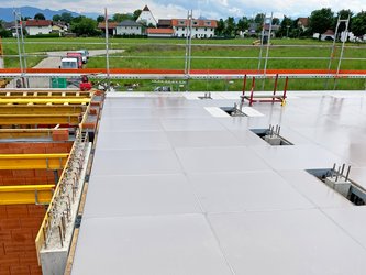 AluDEK ergänzend zur Filigrandecke