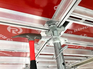 AluDEK Kopf mit Schnellabsenkung von Ringer GmbH für effizientes Ausschalen