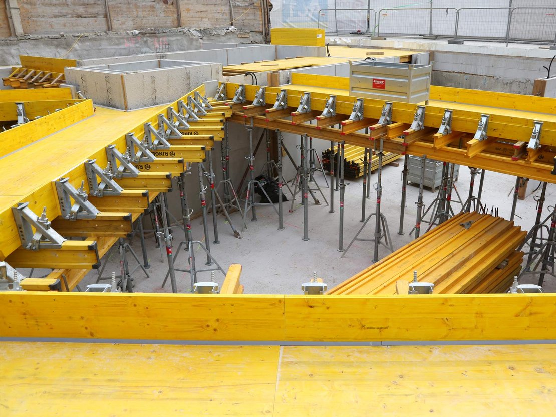 Guardrail clamps slab formwork Flex
