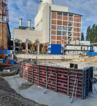 Wärmespeicher Fundamentschalung Stahl Master