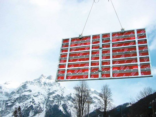 Stahlrahmenschalung Kran 