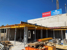 bauprojekt rahmenschalung aus stahl bei ringer gerüste 