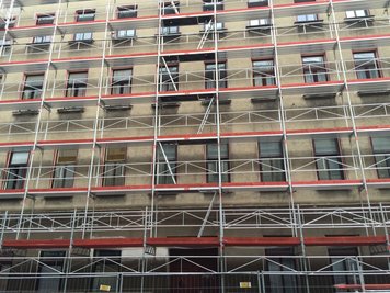 Doppelgelaender Gerust Alu 