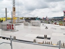 Deckenschalung Verbrauchermarkt