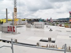 Deckenschalung Verbrauchermarkt