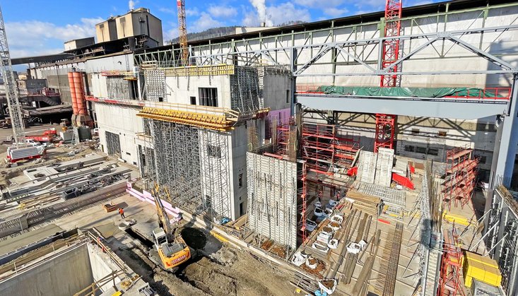 Gesamtansicht Baupaket 3 - zentrales Mediengebäude