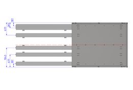 Ausfahrbühne / Entladebühne 3 Tonnen variabel