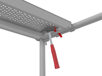 Stahlbelag Aushubsicherung