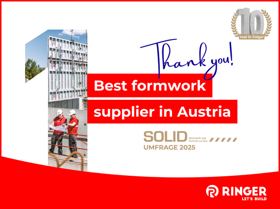 SOLID Ranking - Best Formwork Supplier -RINGER