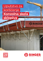 Uputstvo Konzolna skela sklopiva