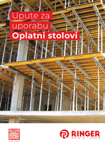 Upute Oplatni stolovi
