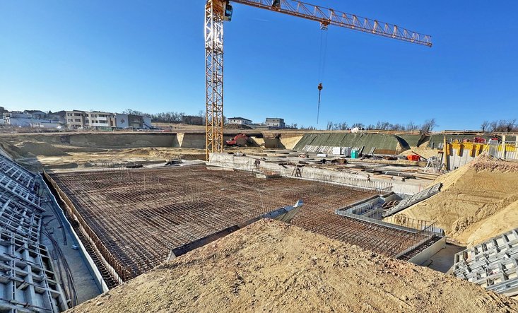 Baustelle Wohnen am Tabor in Neusiedl am See