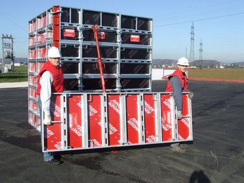 Handschalung Tragegriff