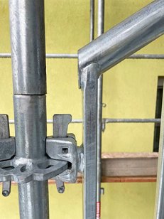 Modular scaffolding detail view