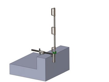 mounting on an attika