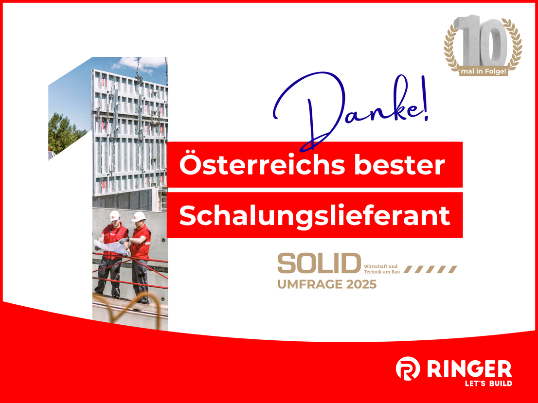 Solid Ranking - Bester Schalungslieferant Österreichs