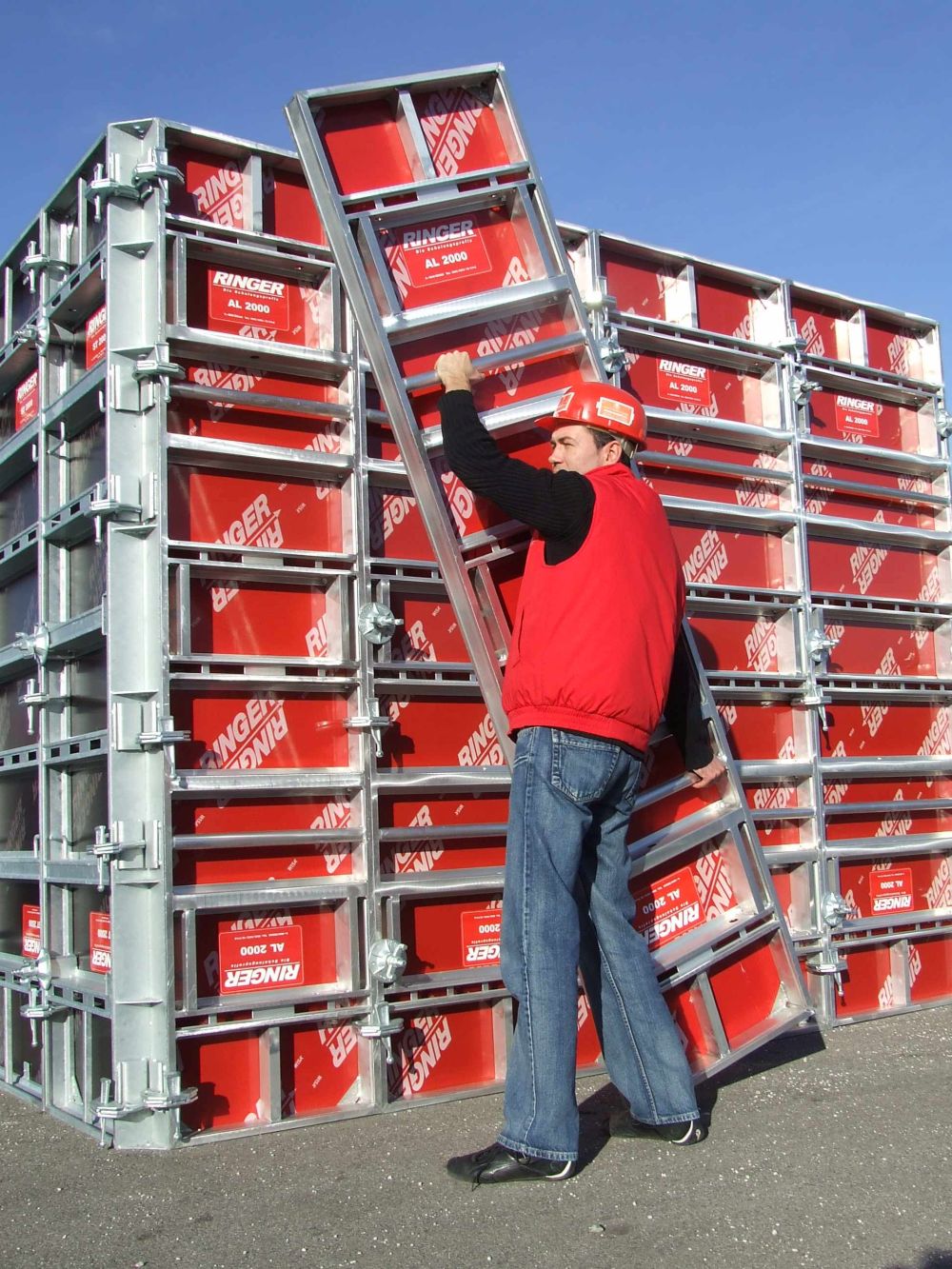 Kranunabhängige Wandschalung 