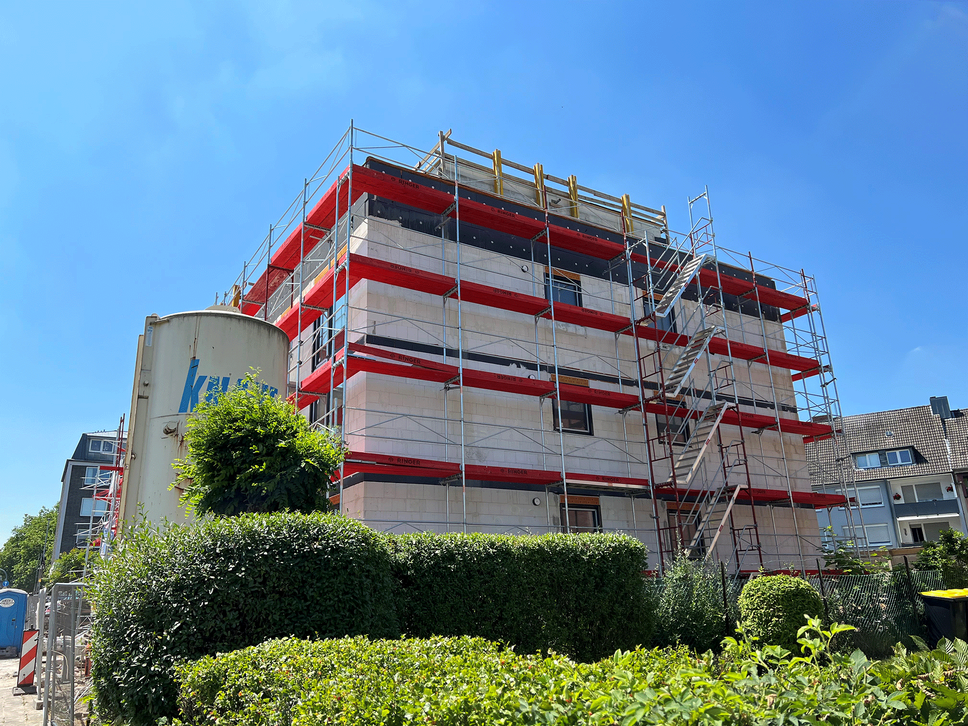 dibt zertifiziertes fassadengerüst deutschland von ringer gerüst & schalung 