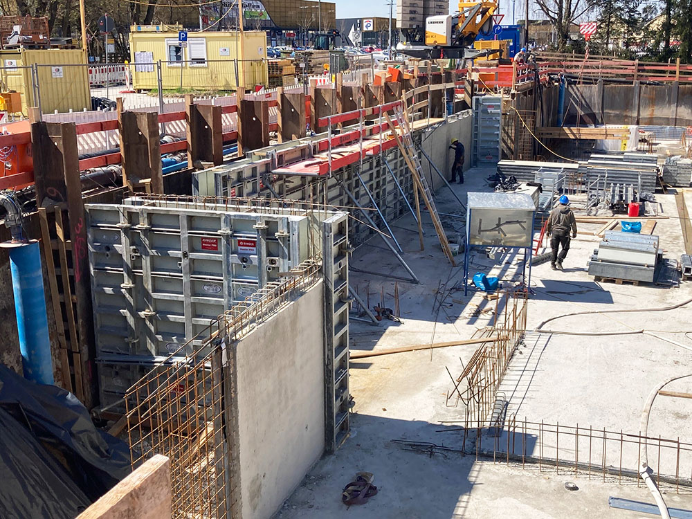 wandschalung stahlrahmenschalung bauprojekt von ringer gmbh 