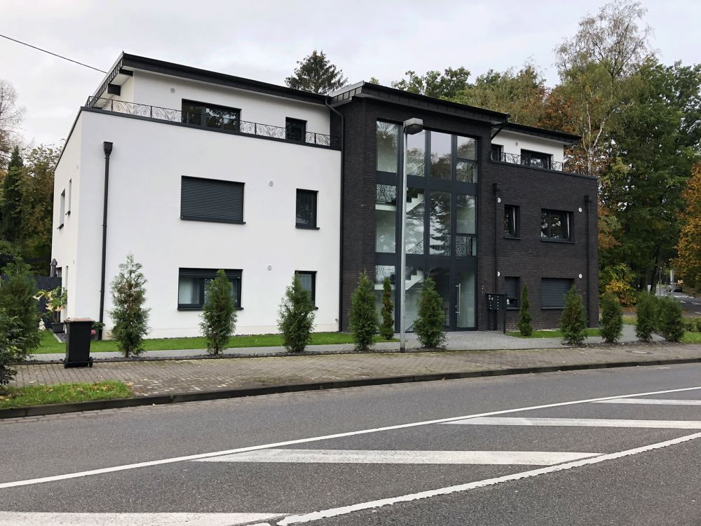 doppelgeländergerüst im mehrfamilienhaus hennef von ringer gerüste und schalungen