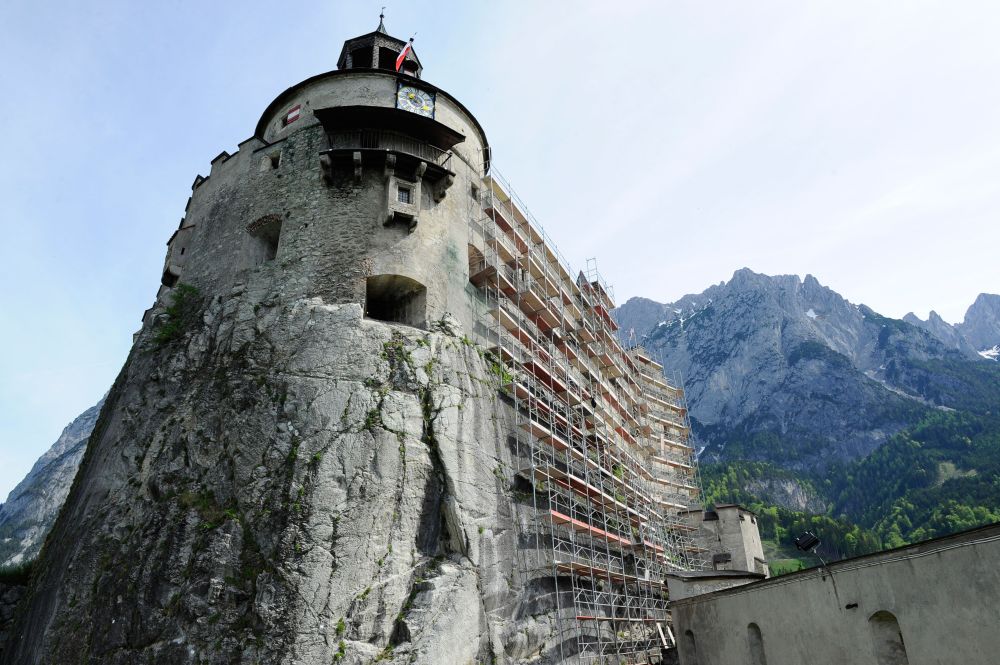sanierung festung hohenwerfen gerüste von ringer gmbh 